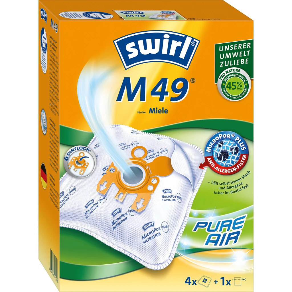 Swirl M 49 MP PlusAirSpace Staubbeutel