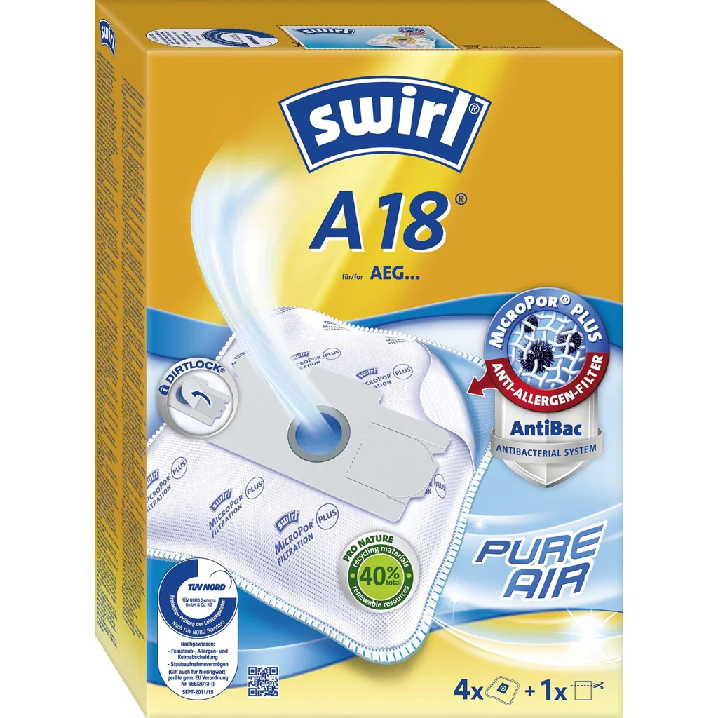 Swirl A 18 MP Plus AirSpace Staubbeutel