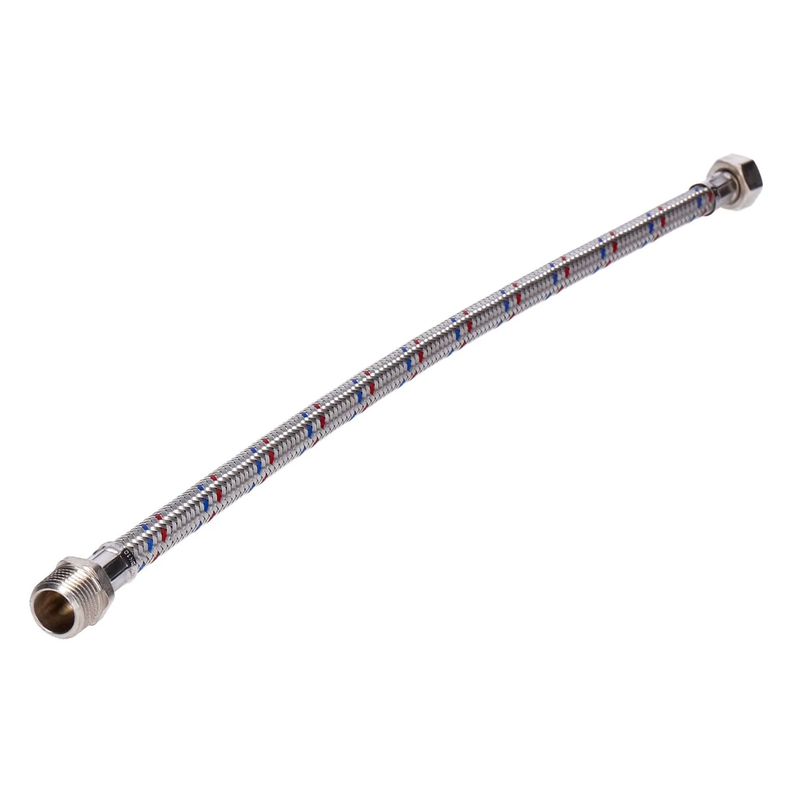 Flexibler Sanitär-Verbindungsschlauch (50 cm) DN12 3/4 Außengewinde x 3/4 Überwurfmutter - Image 2