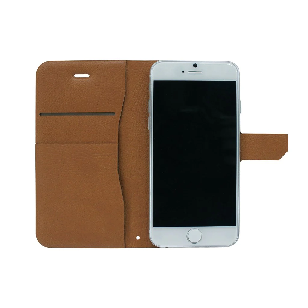 Fenice Magnetverschluss, Fächer & Standfunktion iPhone 6 braun - Image 3