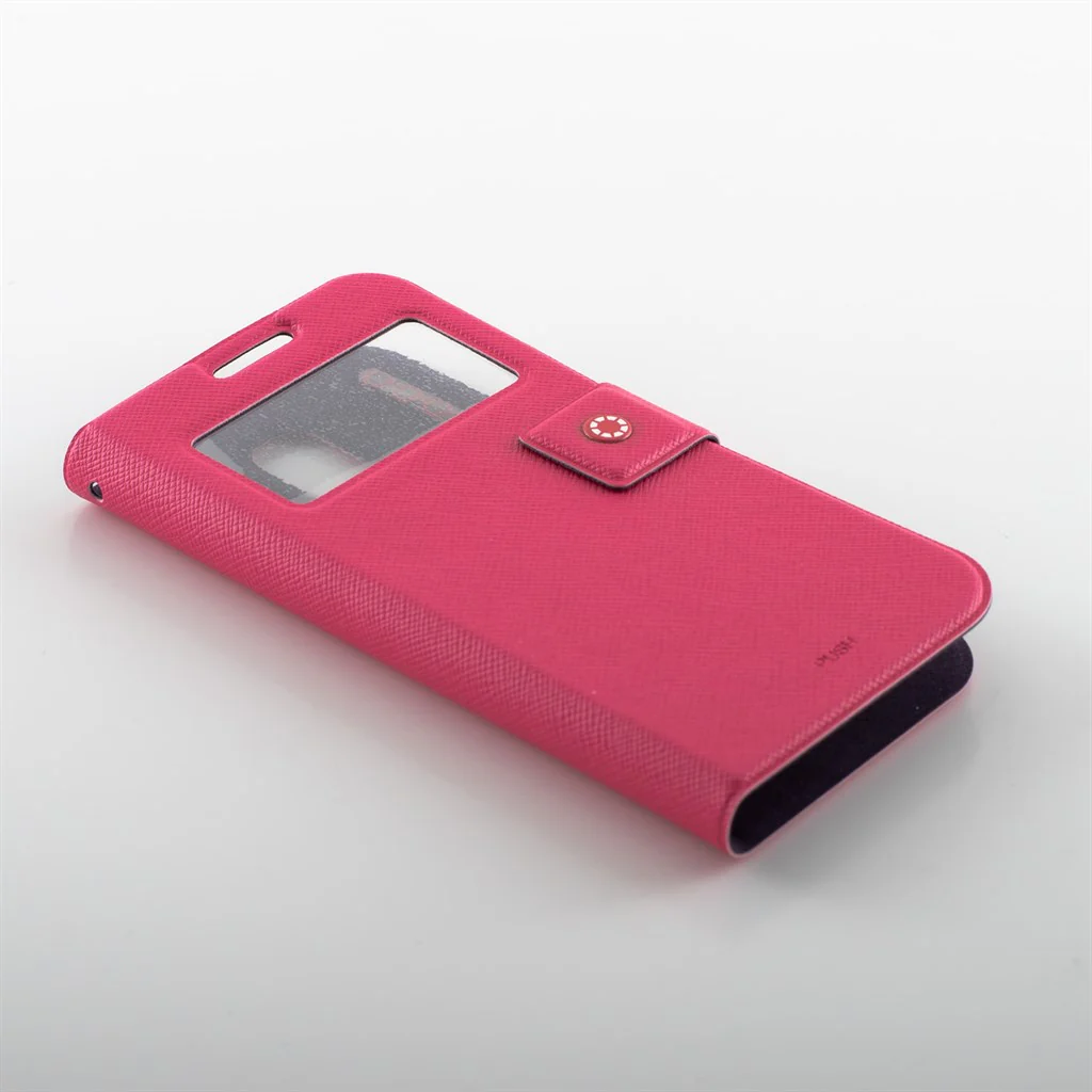 Fenice Diario View Cover Galaxy S4 Mini Pink Flipcover, Ultradünn - Image 4