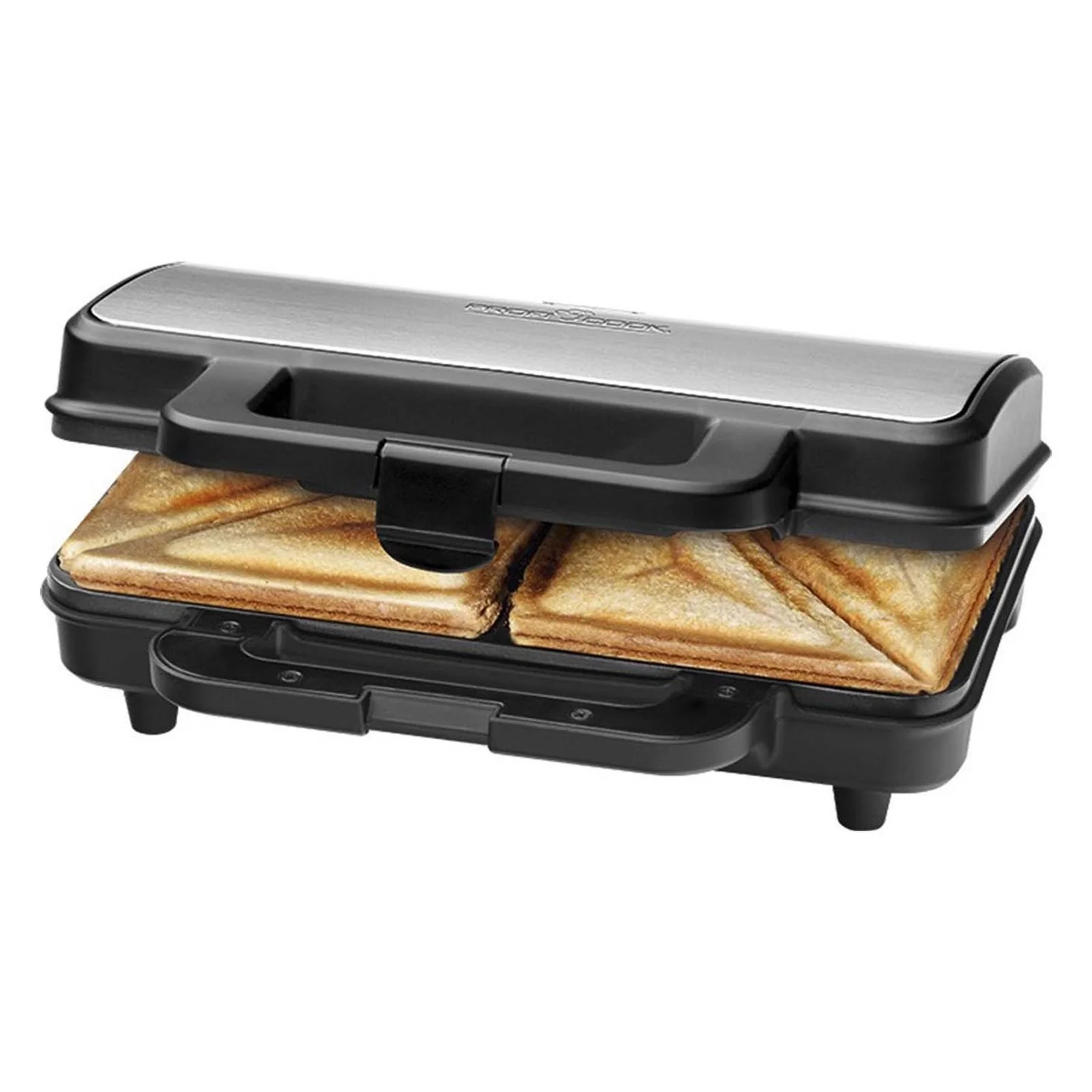ProfiCook PC-ST 1092 Sandwichtoaster Schwarz / Edelstahl - Image 2