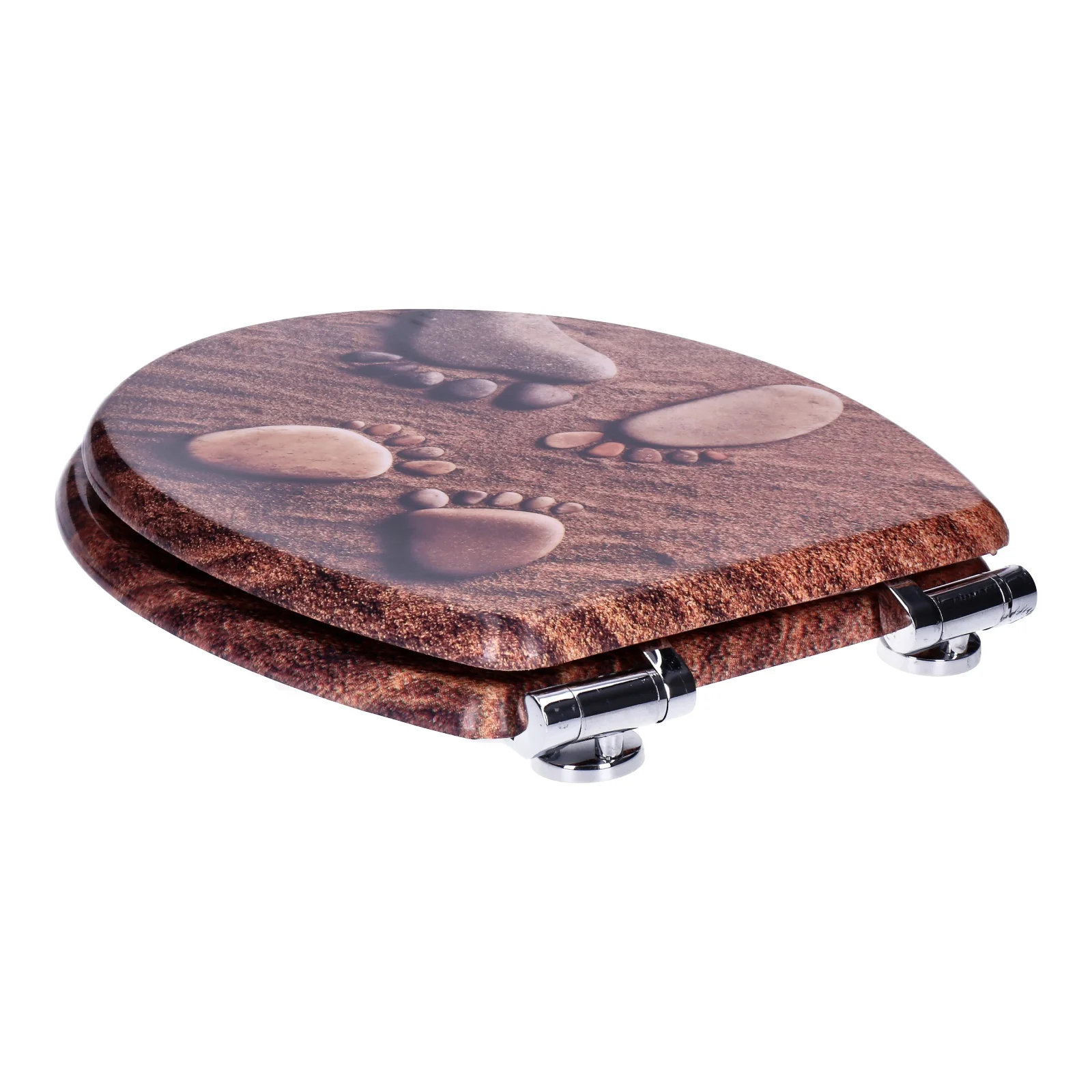 TP WC-Sitz mit Absenk-Automatik, Motiv, Soft-Close Holz-Kern, ovale O-Form, EU-Größe, bis 120 kg sandfeet - Image 3