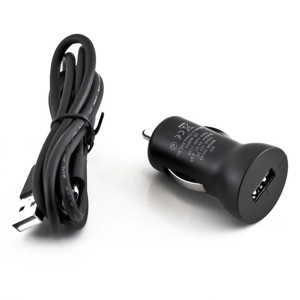 Griffin Auto Ladegerät 2.1A 10W mit Micro-USB Kabel 90cm Schwarz