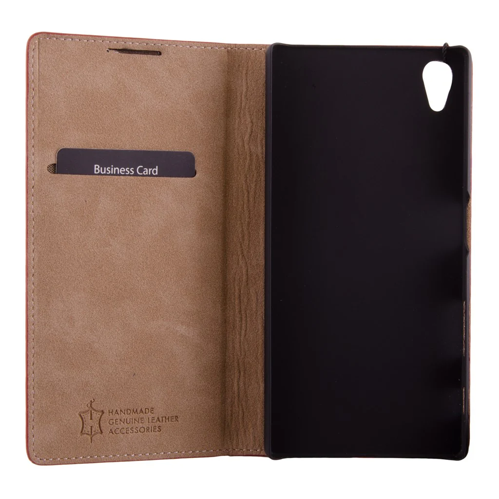 Mike Galeli Leder Flipcover MARC für Sony Xperia Z5 weinrot - Image 3