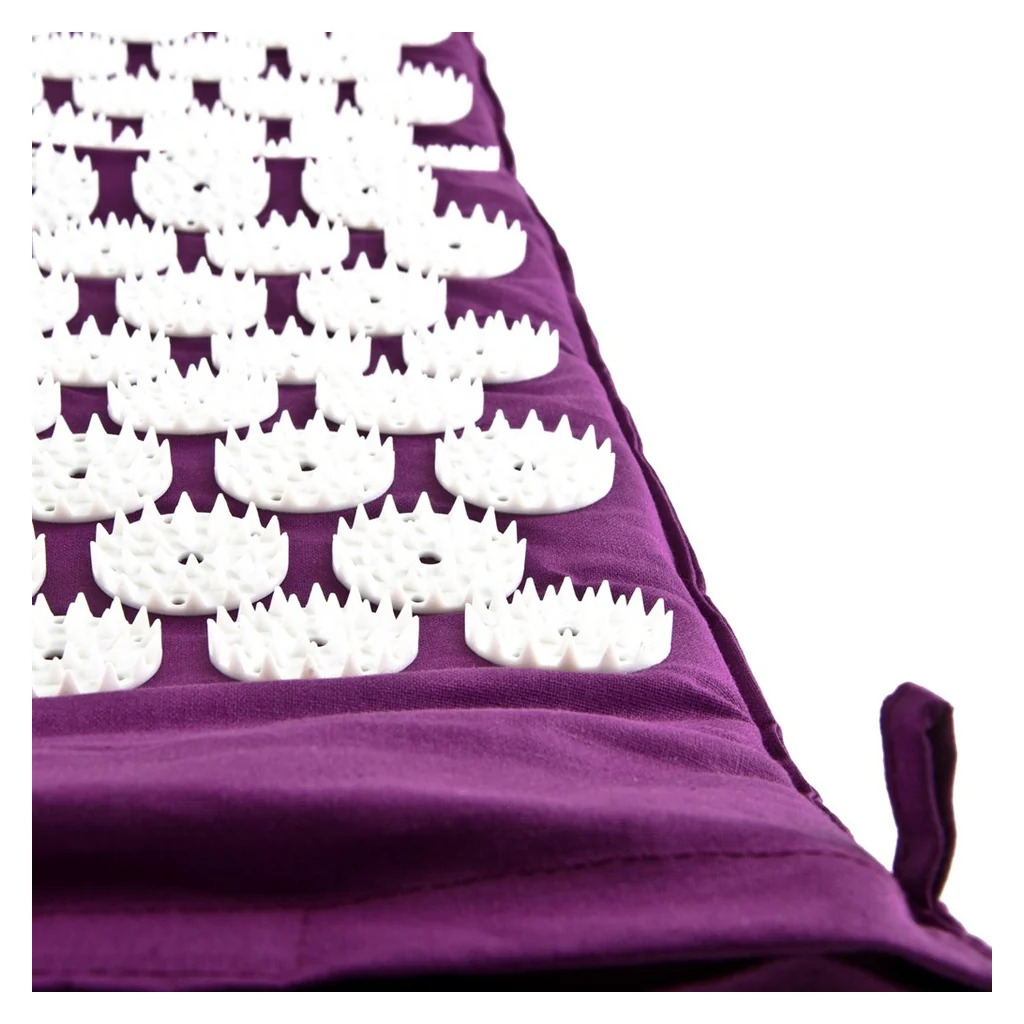 TP Akupressurmatte, Set mit Nagelmatte und Tasche, für Entspannung und Massage, ca. 75 x 44 cm Lila - Image 3
