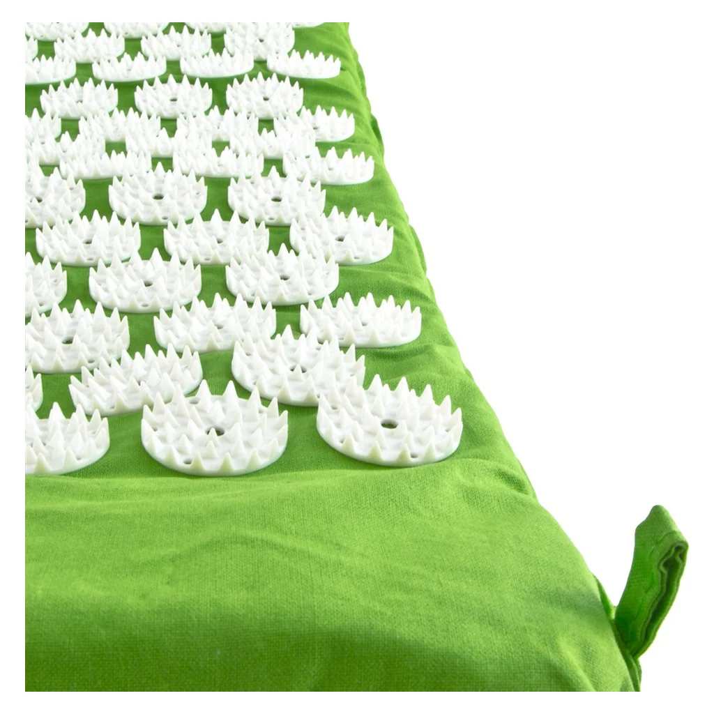 TP Akupressurmatte, Set mit Nagelmatte und Tasche, für Entspannung und Massage, ca. 75 x 44 cm Grün - Image 3