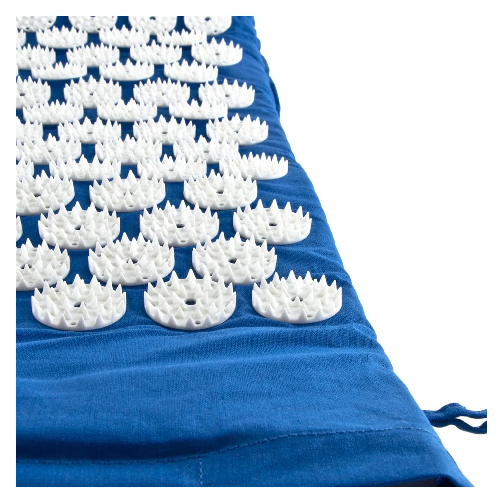 TP Akupressurmatte, Set mit Nagelmatte und Tasche, für Entspannung und Massage, ca. 75 x 44 cm Blau - Image 3