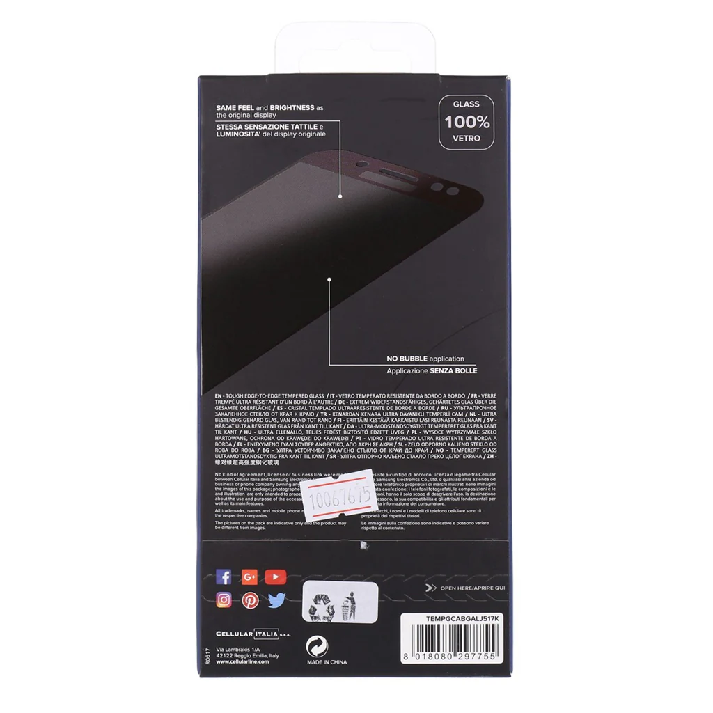 Cellularline Displayschutzglas Samsung Galaxy J5 (2017) - Image 2