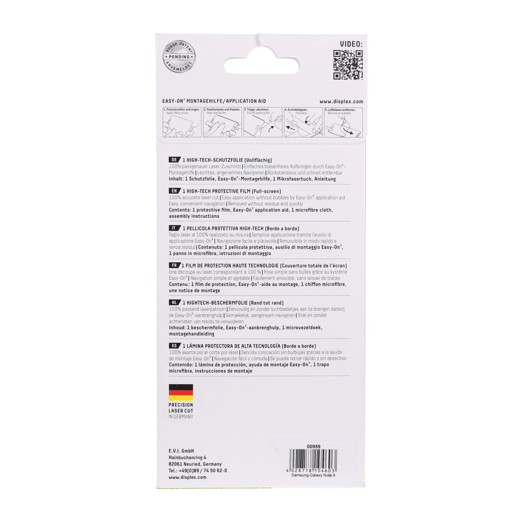 Displex Displayschutzfolie für Samsung Galaxy Note 9 - Image 2