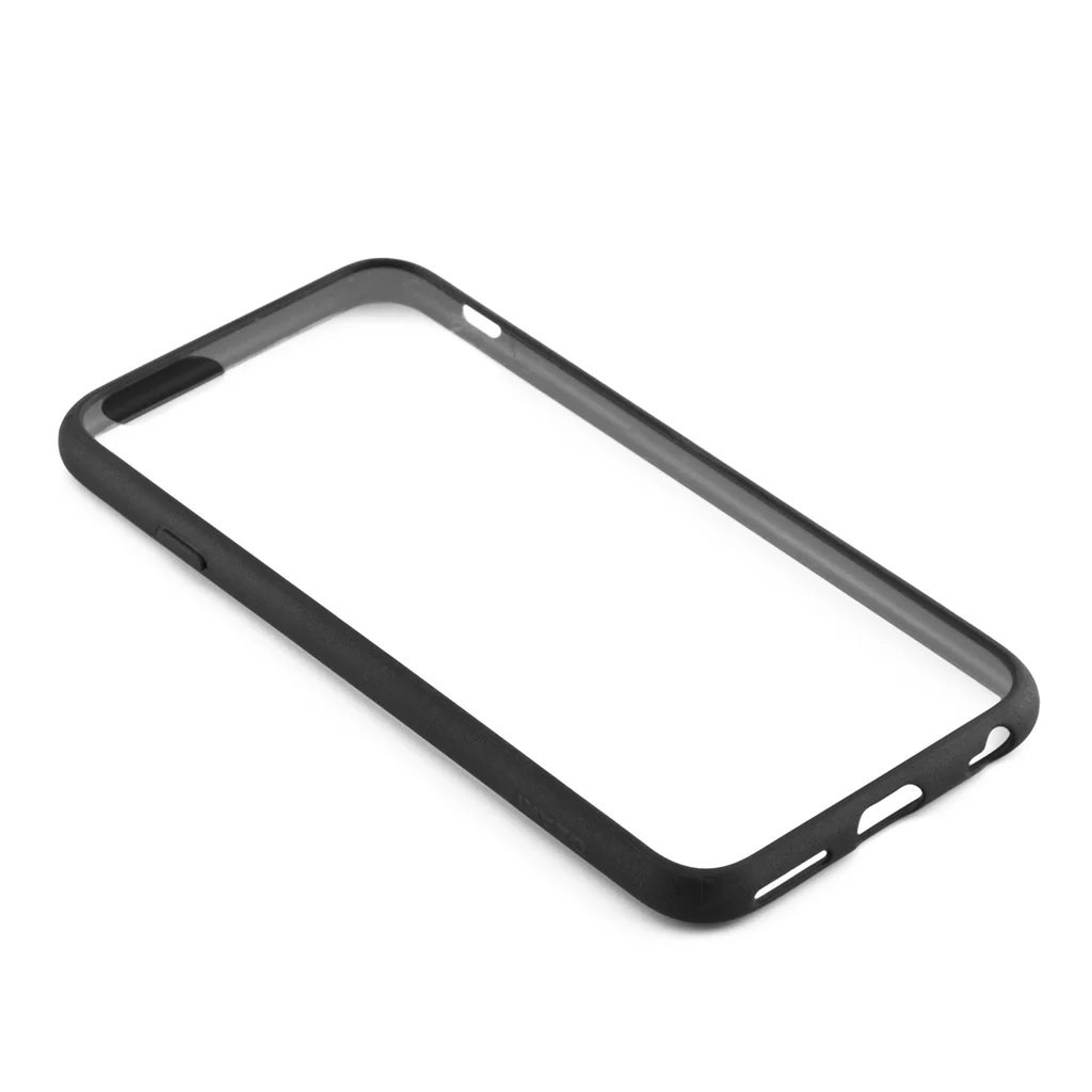 Ozaki 0.3 stoßabsorbierender Bumper mit transparenter Rückseite für iPhone 6 / 6S schwarz - Image 2