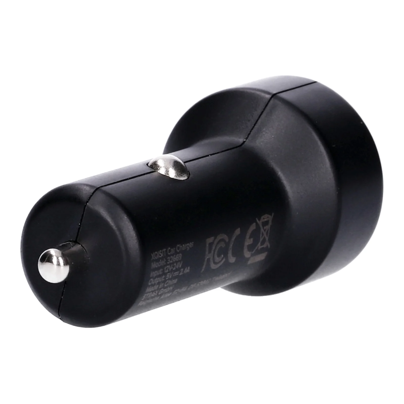 Xqisit KZF USB-Ladegerät PKW Adapter 2,4A schwarz - Image 3