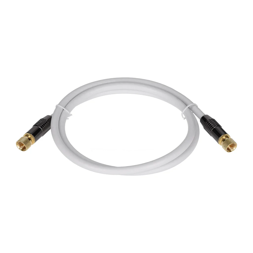 TP SAT-Kabel in weiß, gerade 1m
