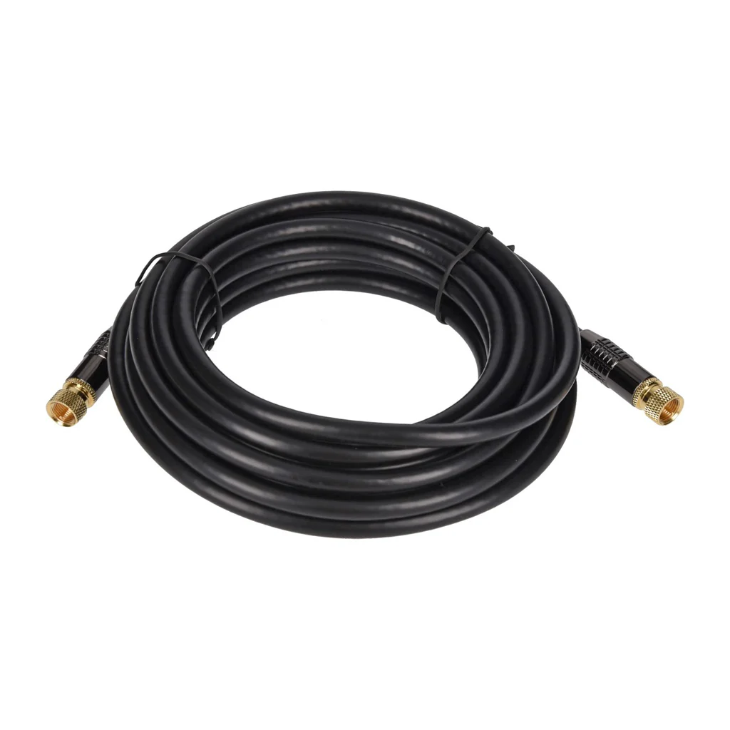 TP SAT-Kabel in schwarz, gerade 5m