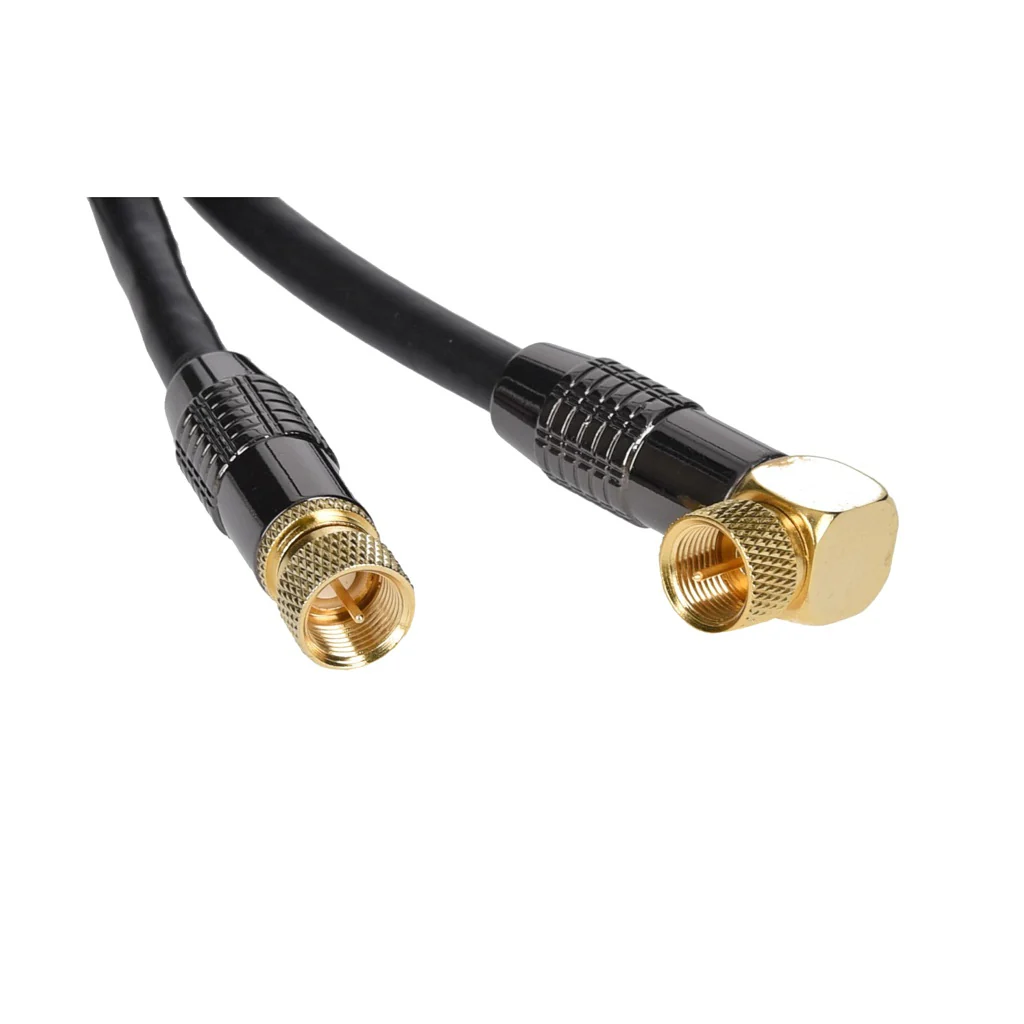 TP SAT-Kabel in schwarz, 90° gewinkelt 5m - Image 2