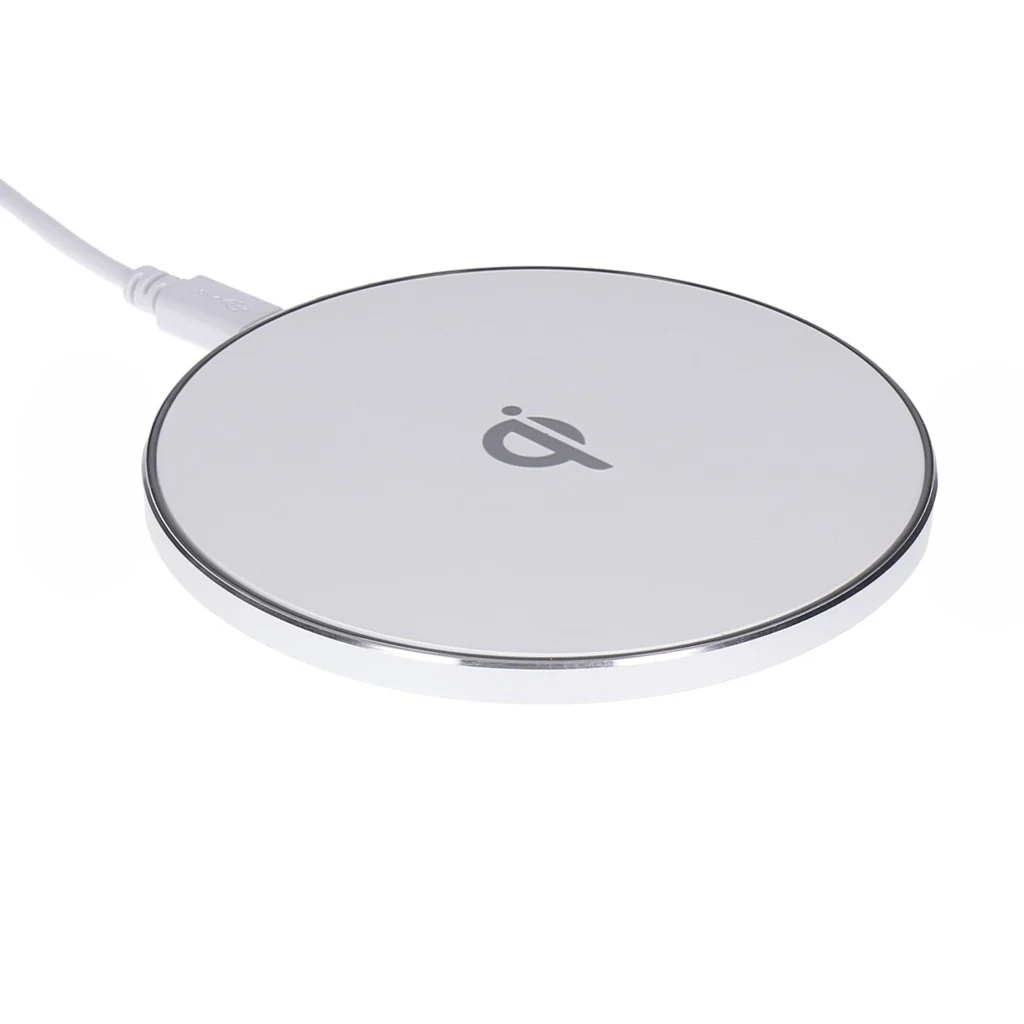 Induktive Qi Ladestation universal mit Micro-USB Anschluss 10 W weiß