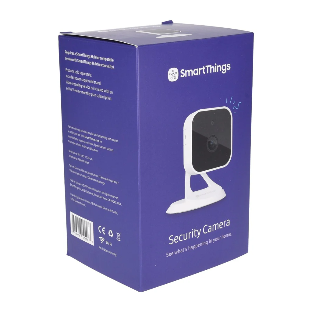 SmartThings WLAN Überwachungskamera für Smarthome Sicherheitssystem in weiß - Image 5