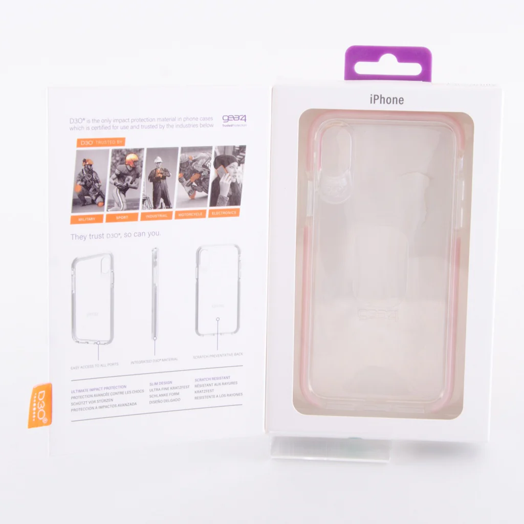 Gear4 Piccadilly Cover für iPhone X rose gold transparent - Image 2