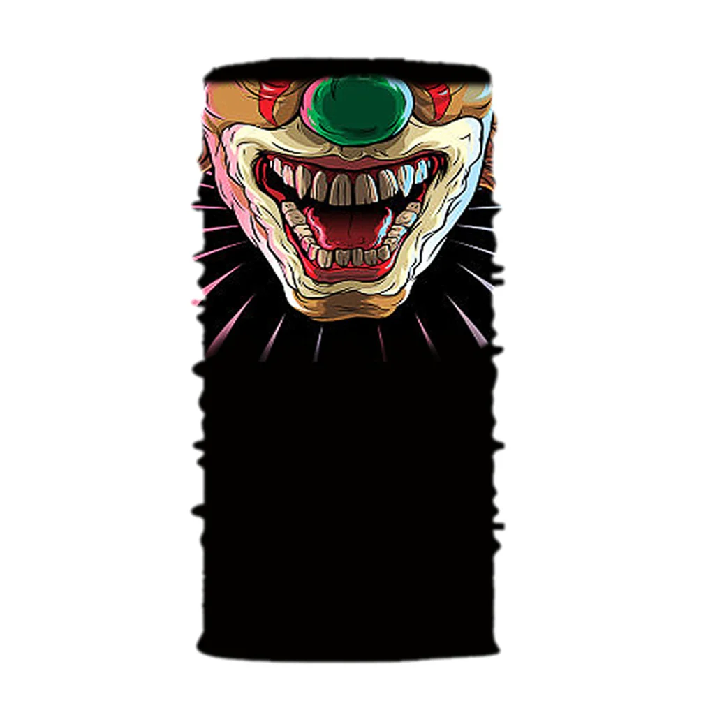 TP Multifunktionstuch, Bandana Schlauchschal, als UV-Schutz, Outdoor Halstuch oder Stirnband, unisex clown green nose - Image 2