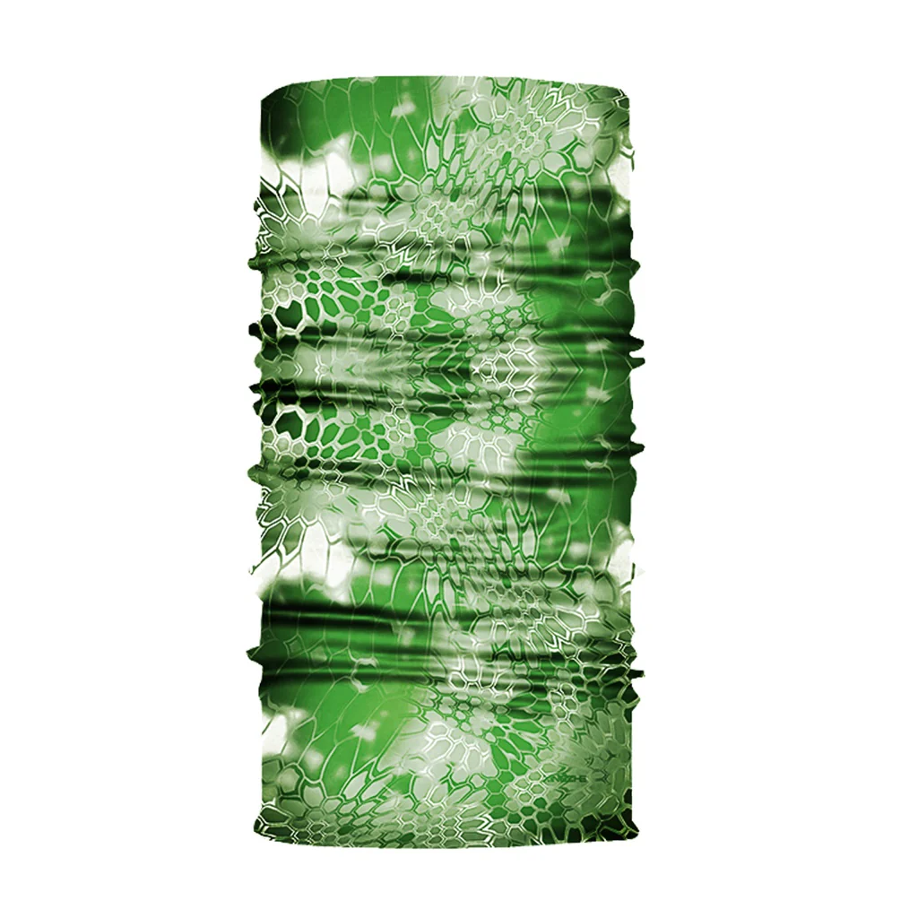 TP Multifunktionstuch, Bandana Schlauchschal, als UV-Schutz, Outdoor Halstuch oder Stirnband, unisex green pattern - Image 2
