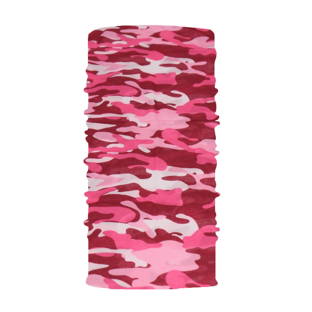 TP Multifunktionstuch, Bandana Schlauchschal, als UV-Schutz, Outdoor Halstuch oder Stirnband, unisex pink camouflage - Image 2