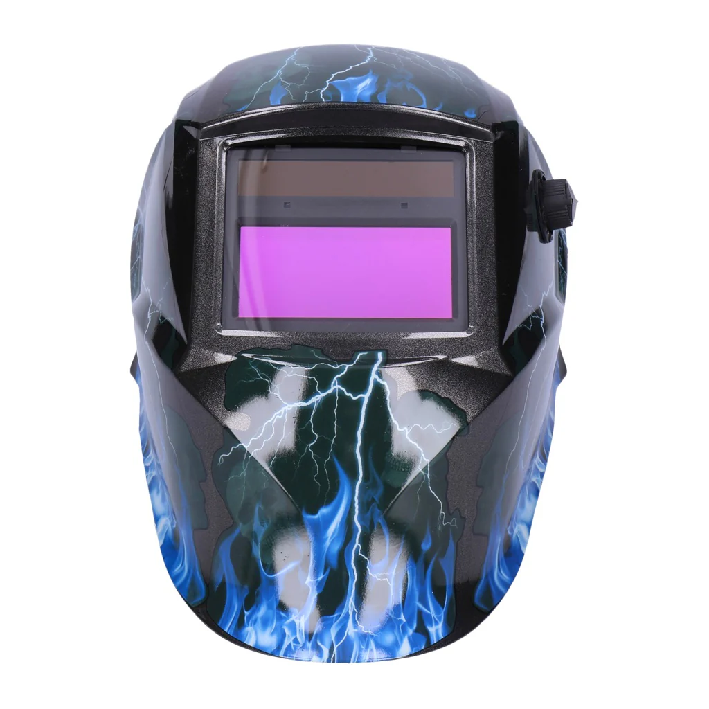TP Automatik Solar Schweißhelm mit UV-Schutz, auto Verdunkelung, Feuerhemmend, schnelle Schaltzeiten- Lightning (1609-A) - Image 2