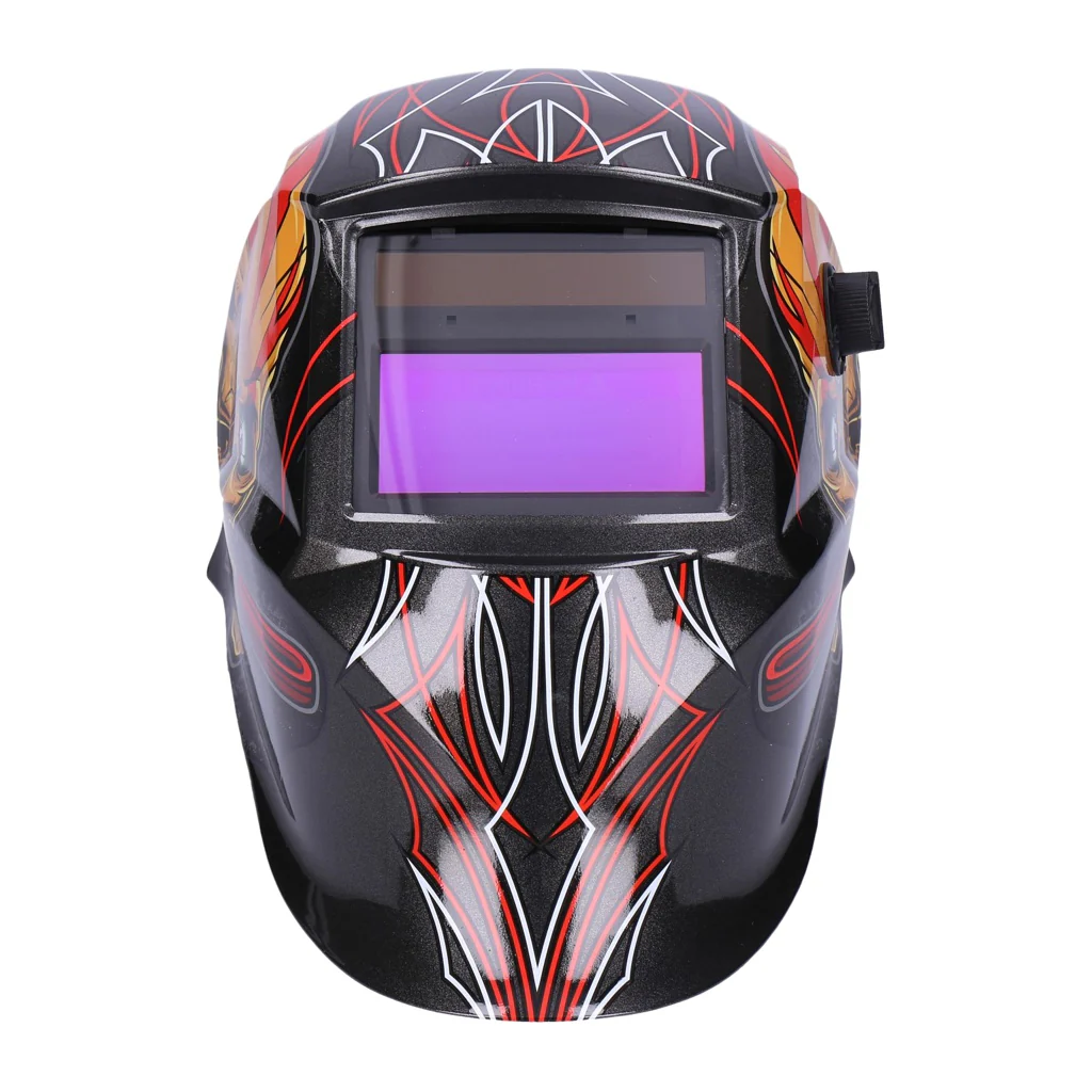 TP Automatik Solar Schweißhelm mit UV-Schutz, auto Verdunkelung, Feuerhemmend, schnelle Schaltzeiten- Skull 2 (1647-A) - Image 2