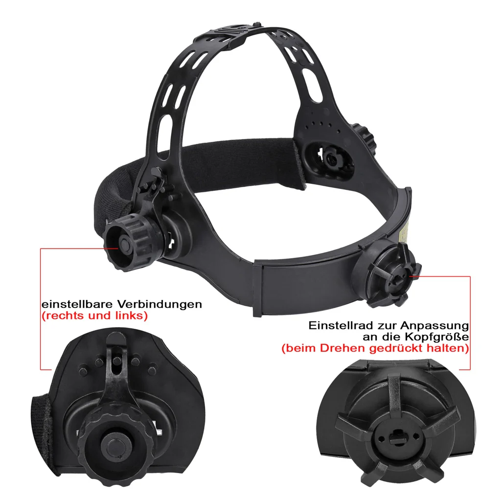TP Automatik Solar Schweißhelm mit UV-Schutz, auto Verdunkelung, Feuerhemmend, schnelle Schaltzeiten- Pokerface (1640-A) - Image 4