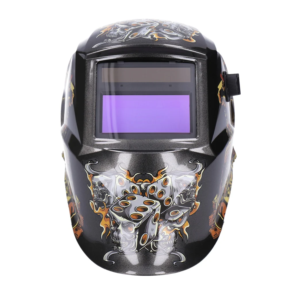 TP Automatik Solar Schweißhelm mit UV-Schutz, auto Verdunkelung, Feuerhemmend, schnelle Schaltzeiten- Gambler (1622-A) - Image 2