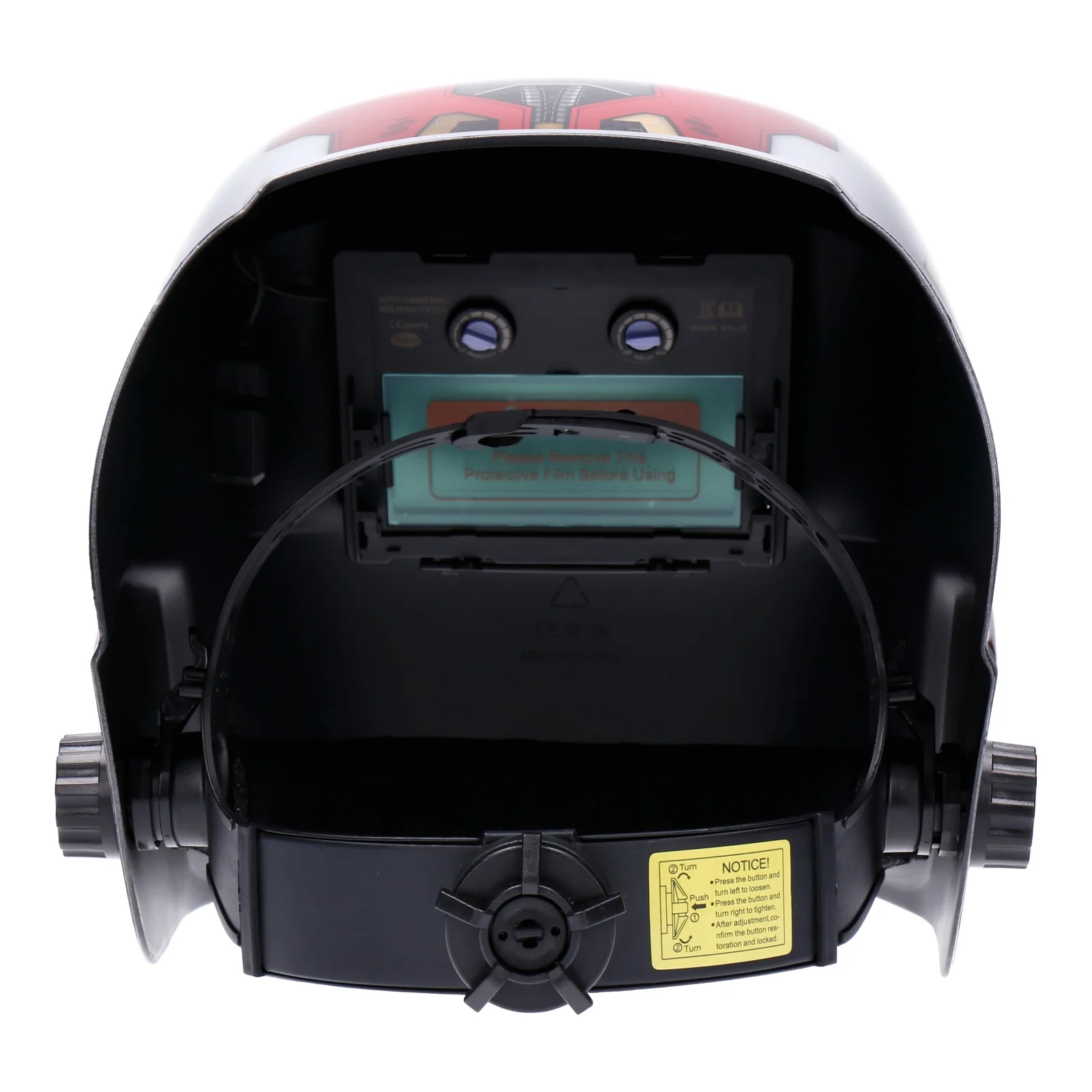 TP Automatik Solar Schweißhelm mit UV-Schutz, auto Verdunkelung, Feuerhemmend, schnelle Schaltzeiten- Iron Man - Image 3