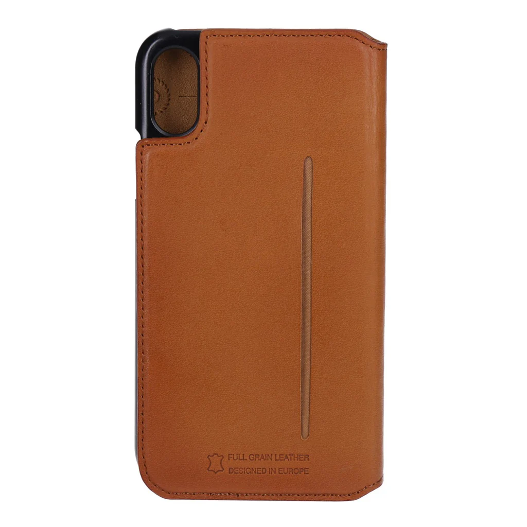 Bugatti Leder Flipcase für iPhone X in braun - Image 2