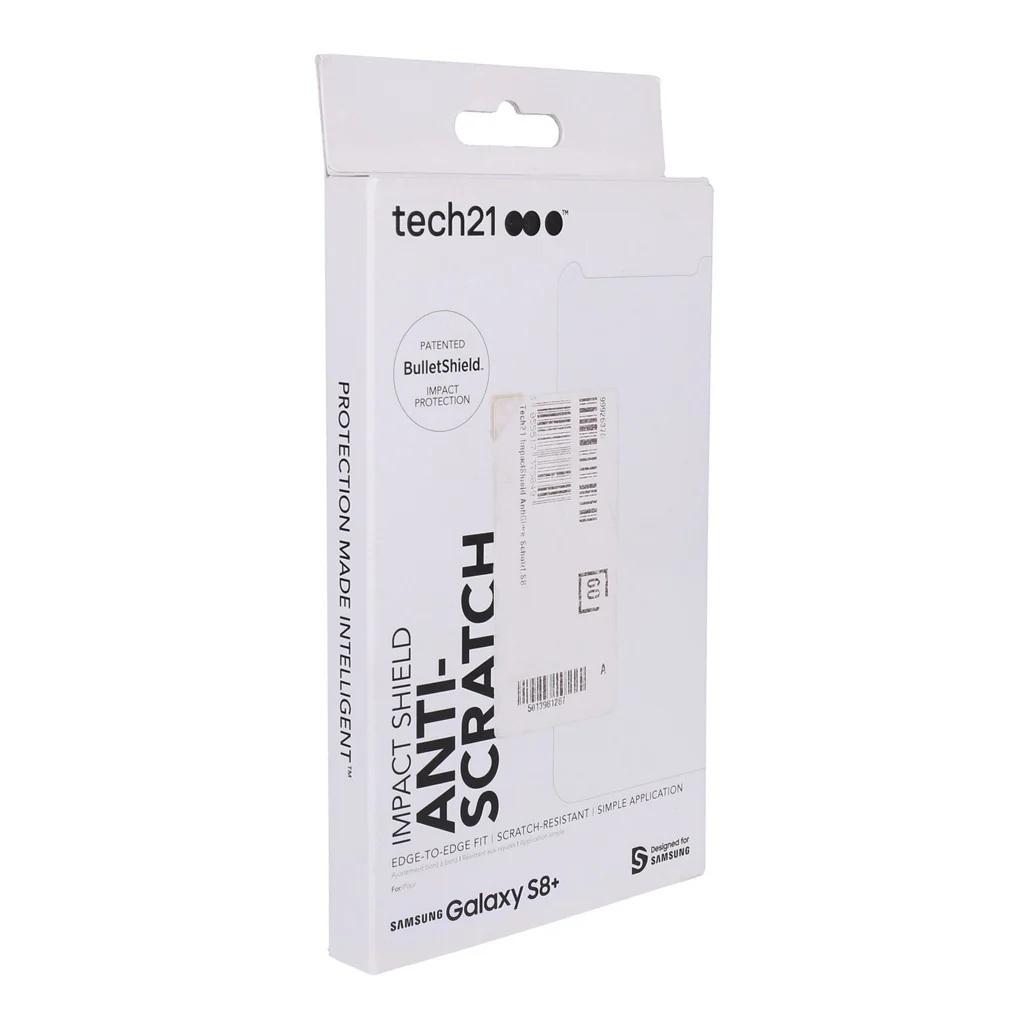 Tech21 Anti-Scratch Displayschutzfolie für Samsung Galaxy S8+ - Transparent