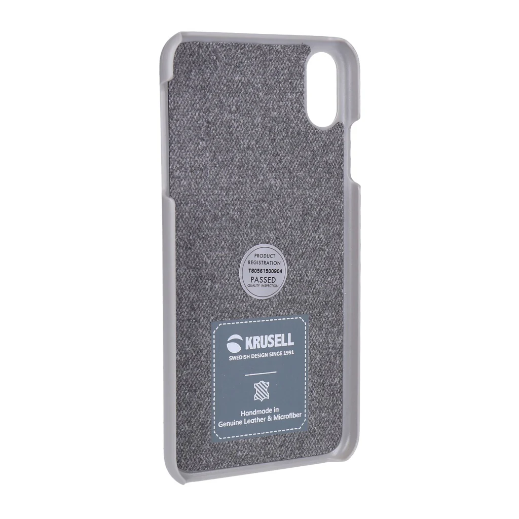 Krusell TANUM Cover mit Lederapplikaton passend für Apple iPhone XS Max - Image 2