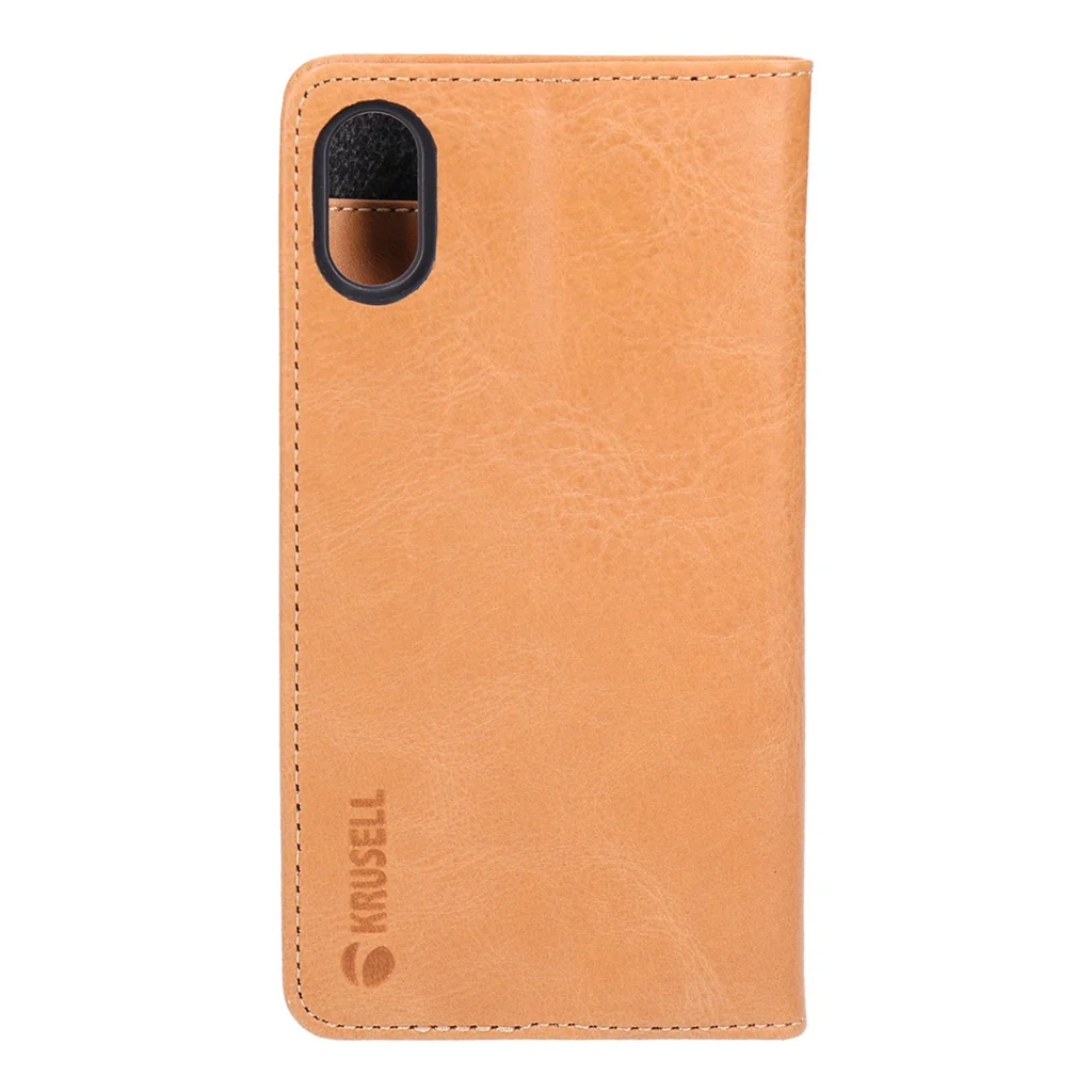 Krusell SUNNE Wallet hellbraun aus echtem Leder passend für Apple iPhone X - Image 2