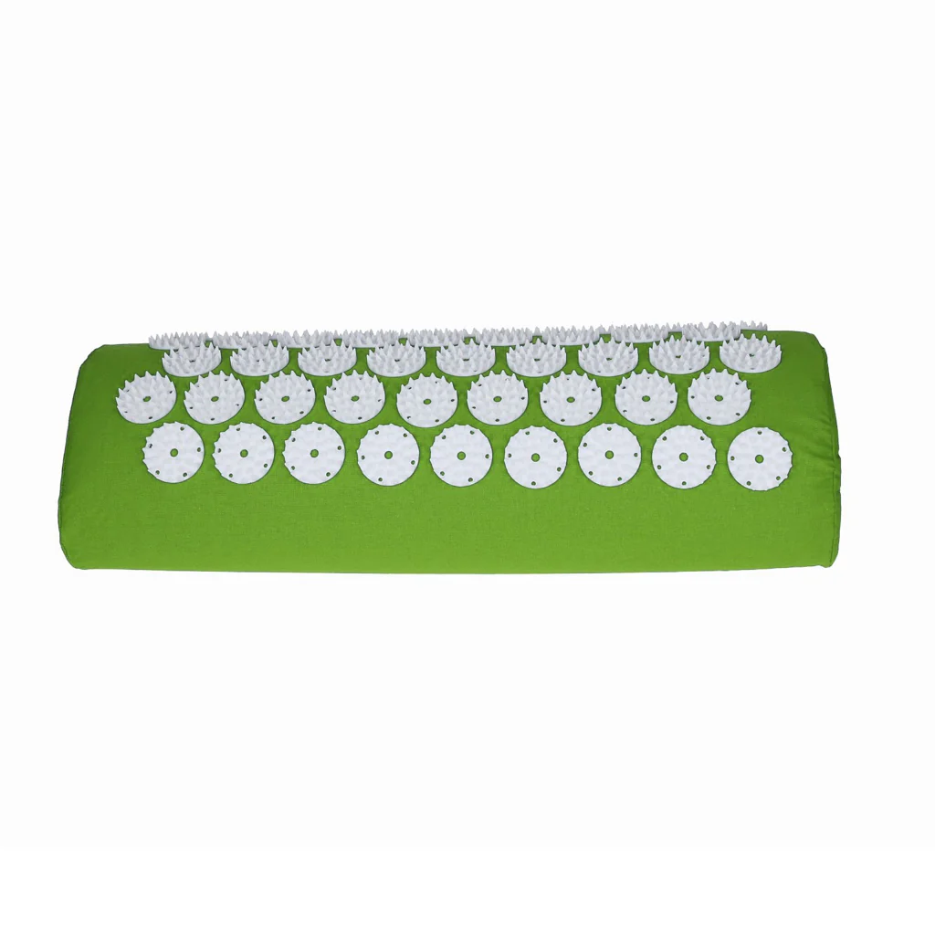 TP Akupressurmatte, Set mit Kissen und Tasche, Nagelmatte zur Entspannung und Massage, 68 x 42 cm Grün - Image 4