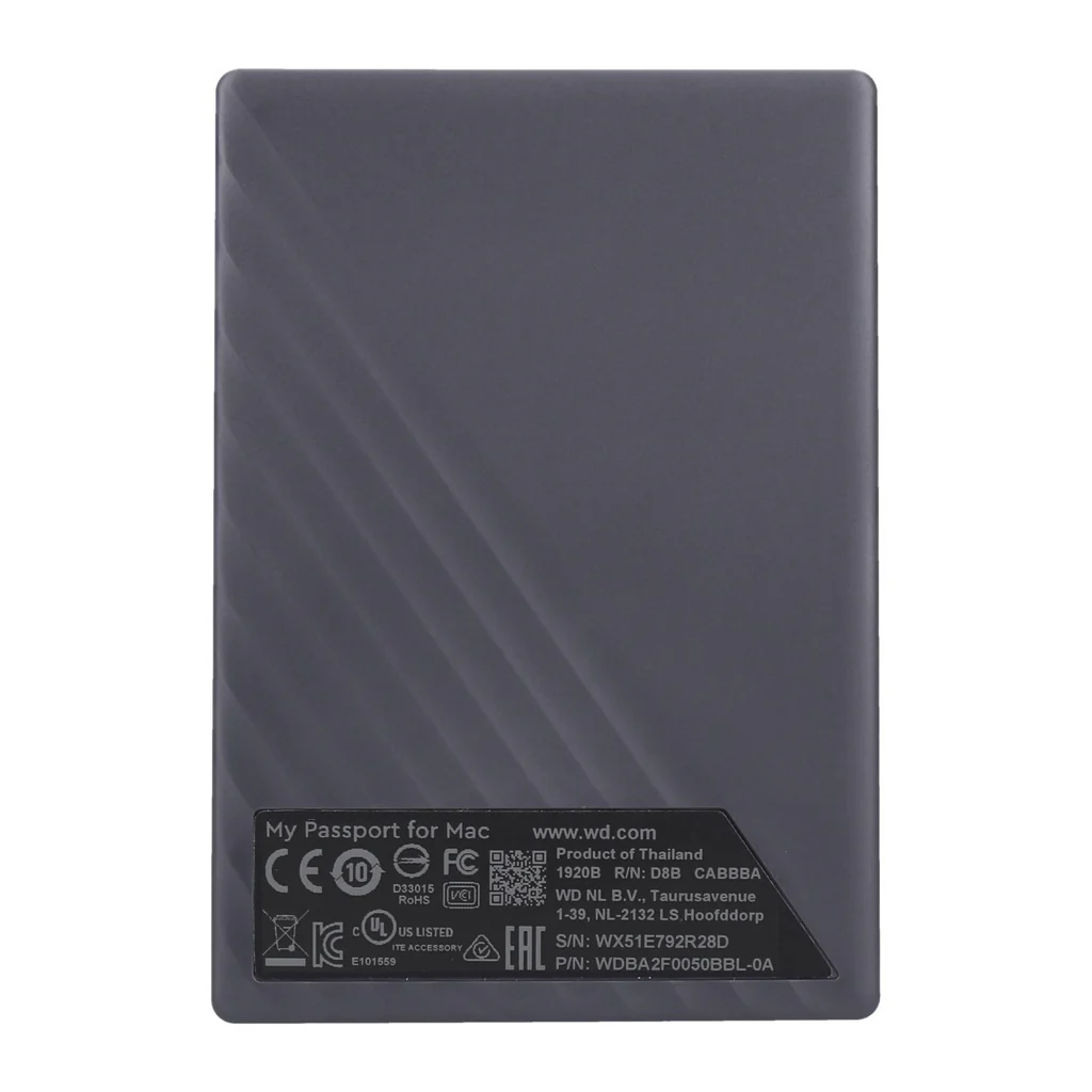 WD My Passport for Mac ext. Festplatte 5TB schwarz / blau - Image 2