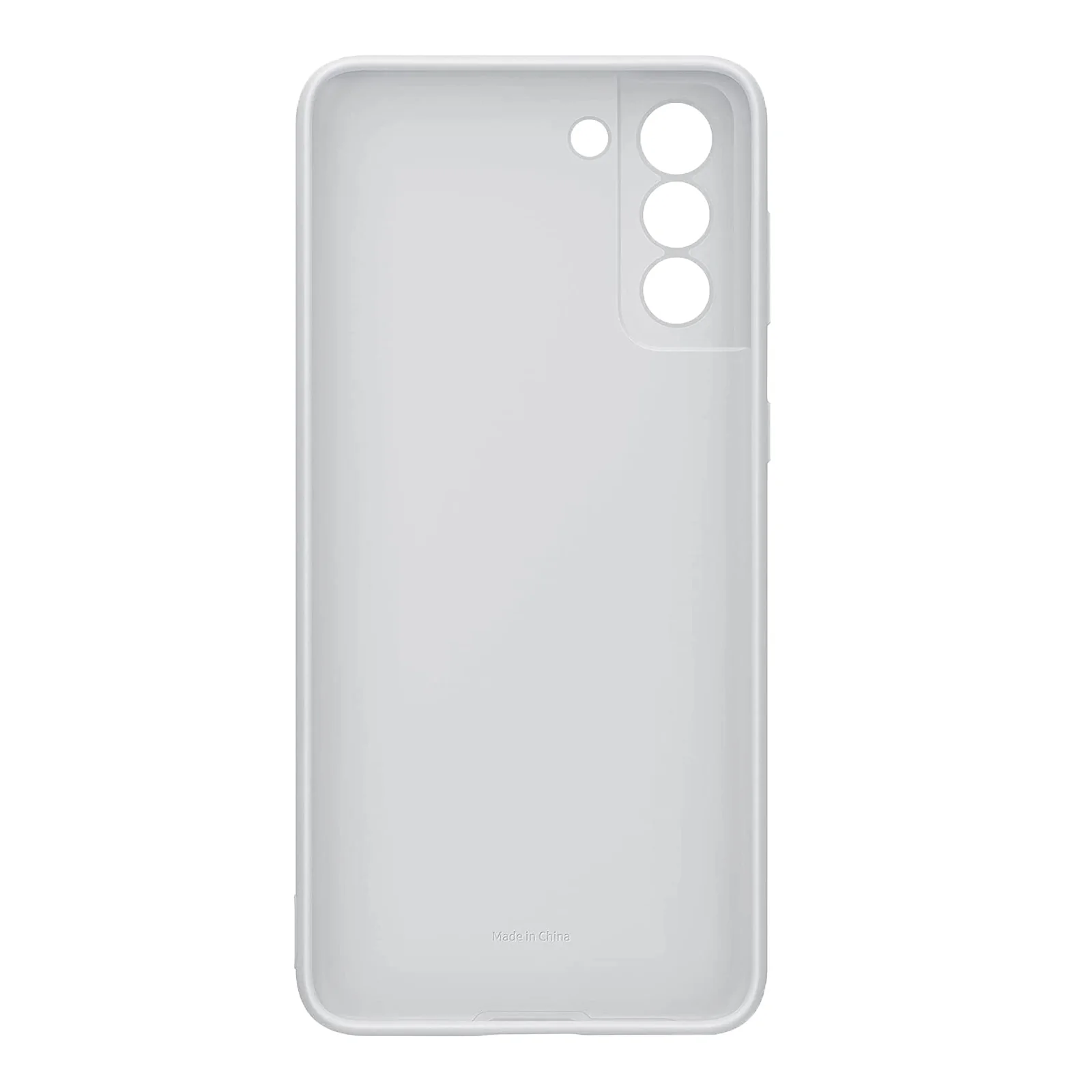 Samsung Silicone Cover Hellgrau passend für Galaxy S21+ - Image 3