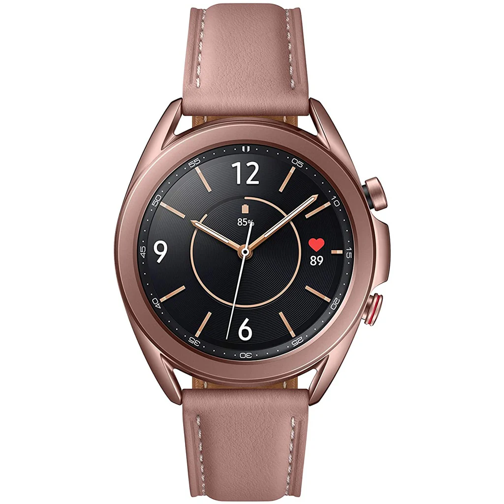 Samsung Galaxy Watch 3 R855F LTE 41mm Bronze Lederarmband Rosa