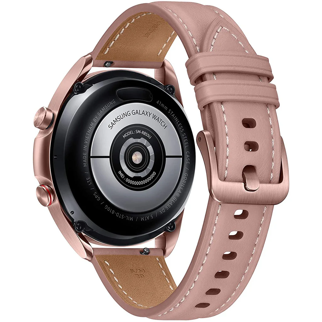 Samsung Galaxy Watch 3 R855F LTE 41mm Bronze Lederarmband Rosa - Image 2