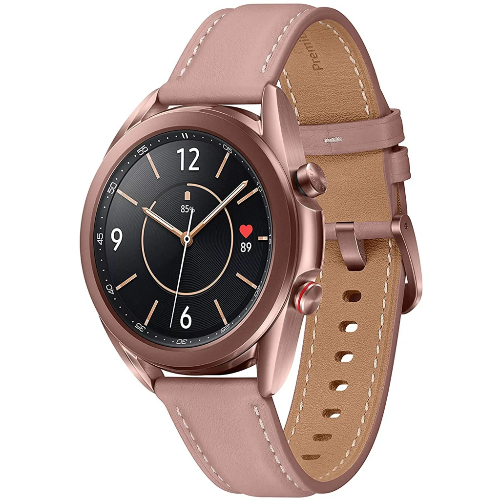 Samsung Galaxy Watch 3 R855F LTE 41mm Bronze Lederarmband Rosa - Image 3