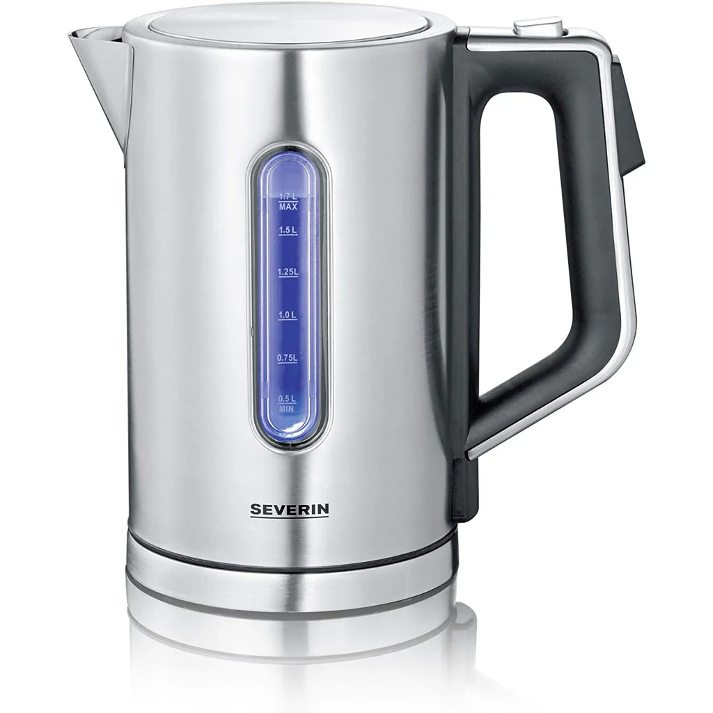 Severin WK 3418 Digitaler Wasserkocher mit Fast- Boil-Power und individueller Temperaturauswahl