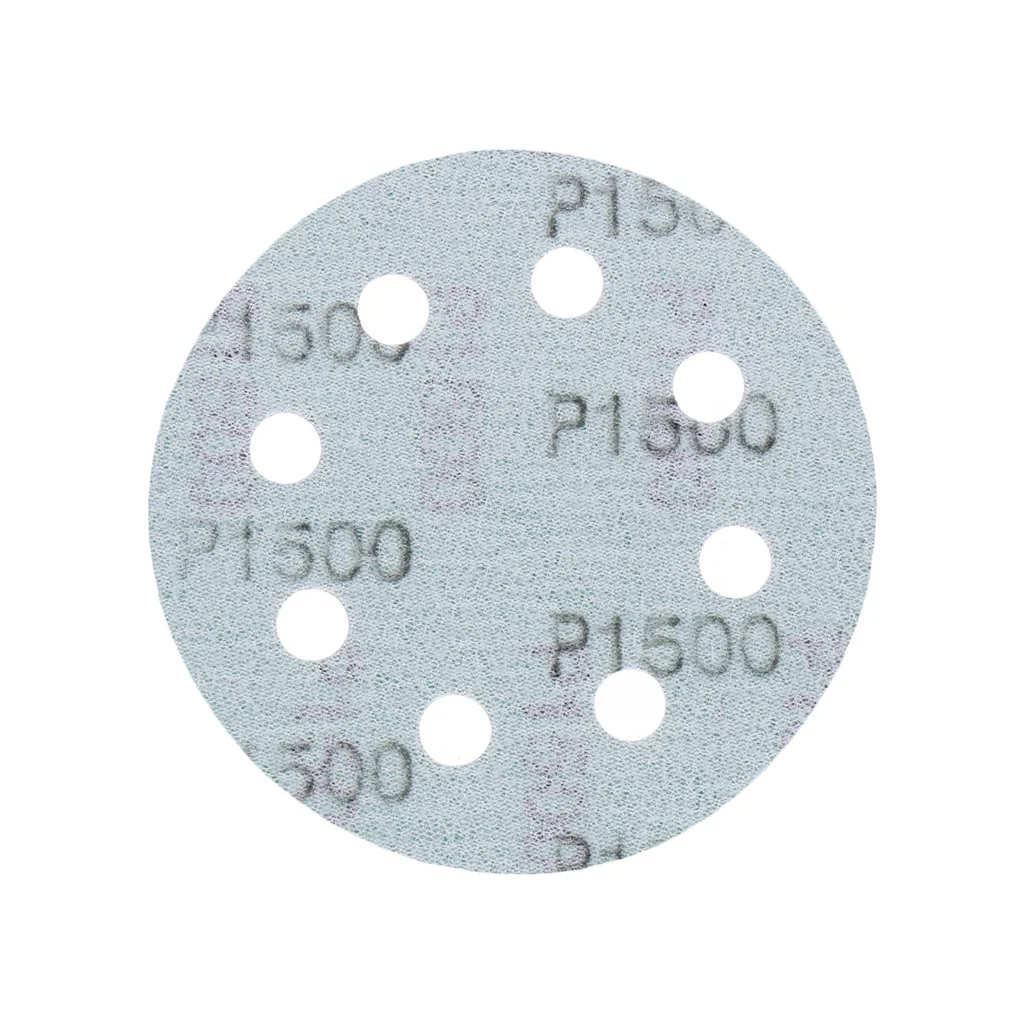 TP Schleifpapier, Schleifscheibe - Universal (grün 125mm, 8-fach-gelocht, Filmbasis - 10er Pack P1500 - Image 3