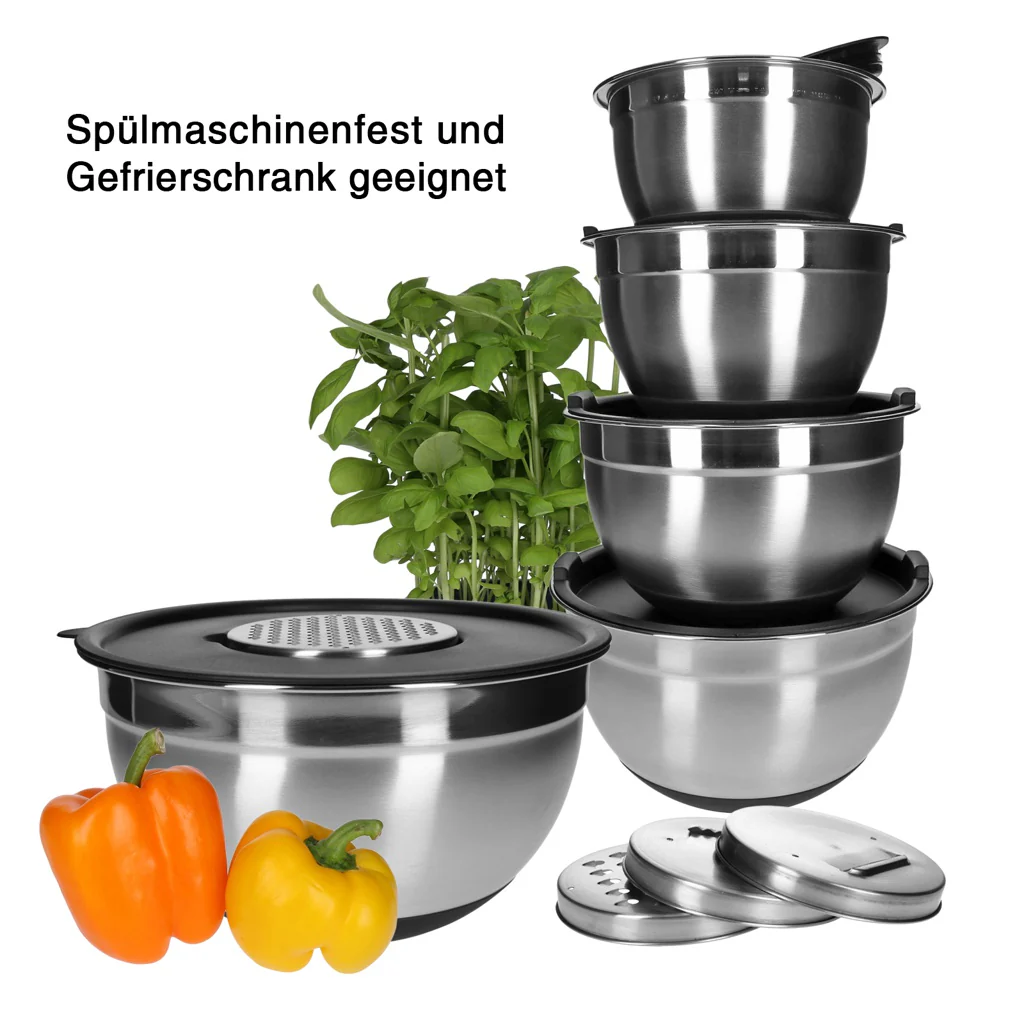TP Edelstahl Rührschüssel "Mark" 15 teilig