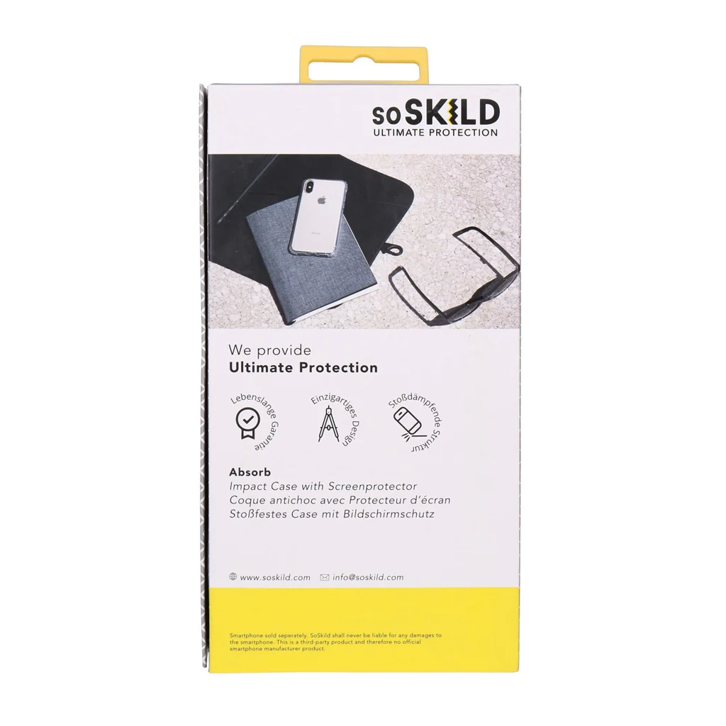 SoSkild Absorb Case Hülle + Displayglas für Samsung Galaxy S20 transparent - Image 2