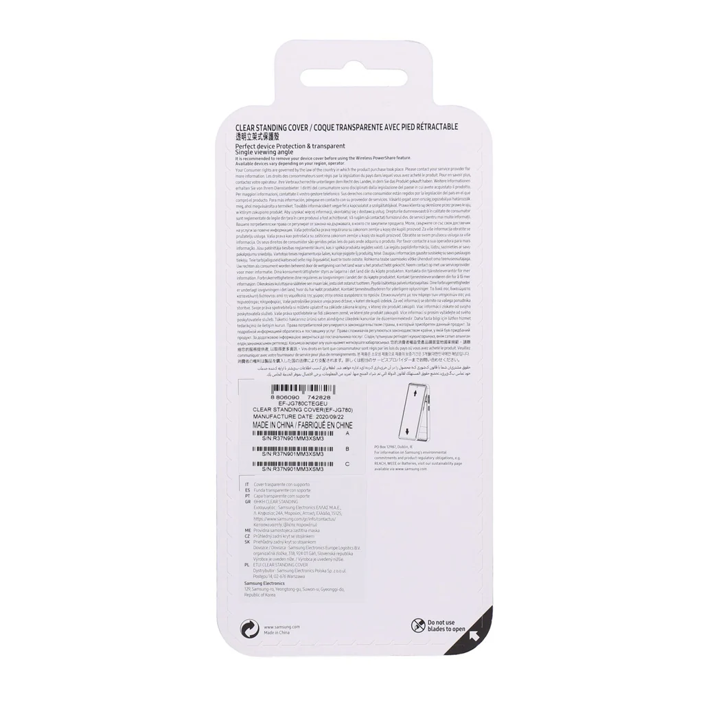 Samsung Clear Standing Cover für Samsung Galaxy S20 FE/FE 5G transparent - Image 2