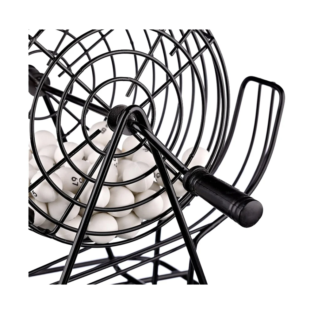 Bingo Set mit Trommel aus Metall und 75 Kugeln - Image 6