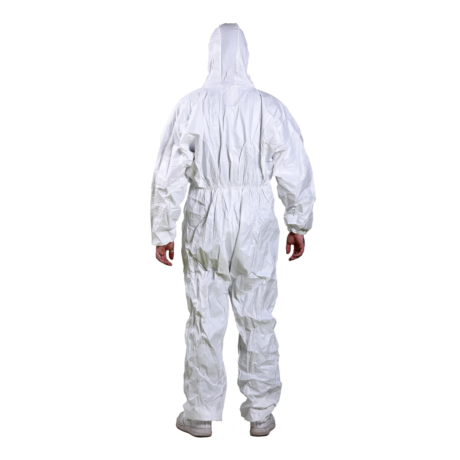 Schutzoverall Größe XL Einweg Schutzanzug 180 cm Antistatisch Wasserabweisend - Image 3