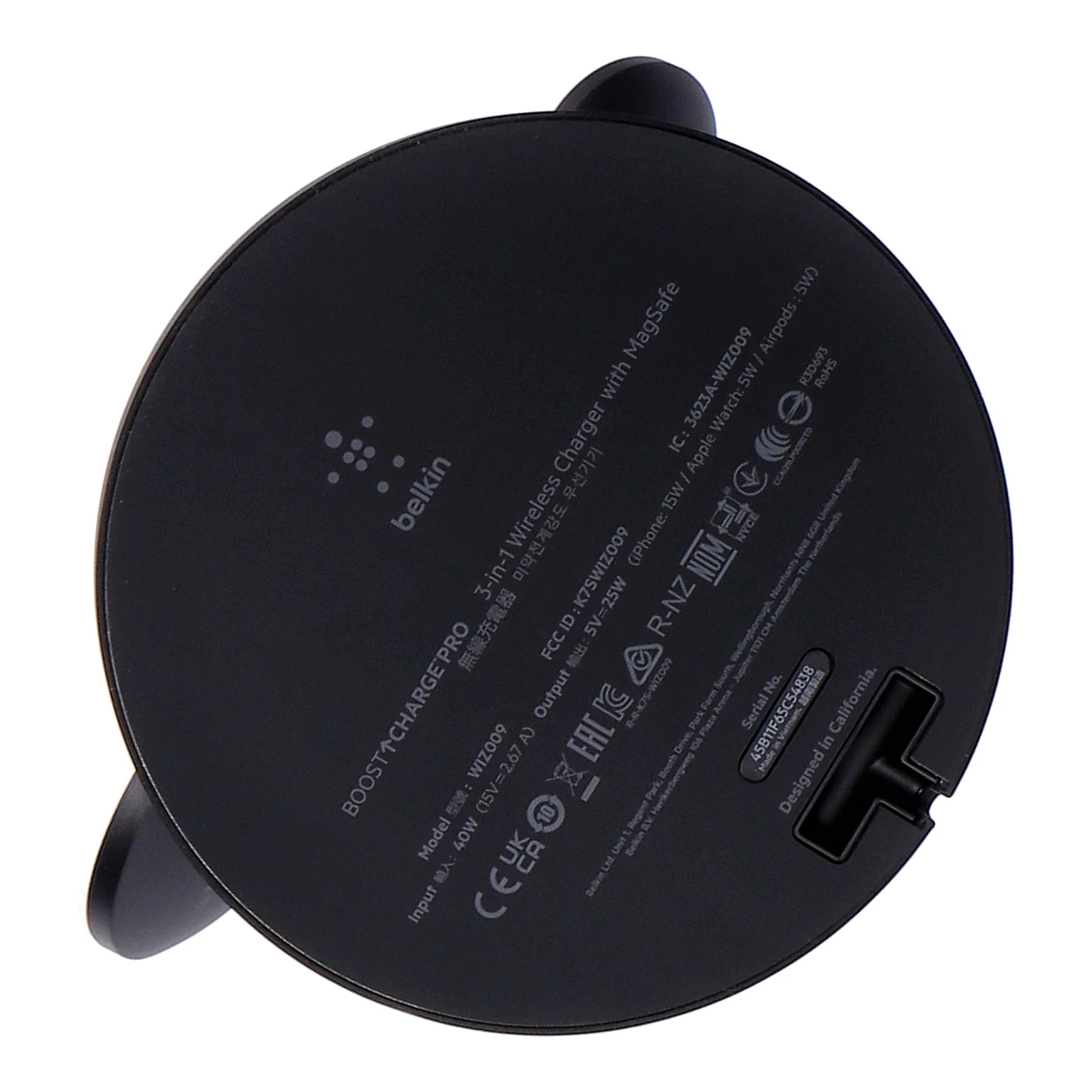 Belkin BOOST Charge Pro Trio WirelessCharger Stand mit MagSafe schwarz - Image 4