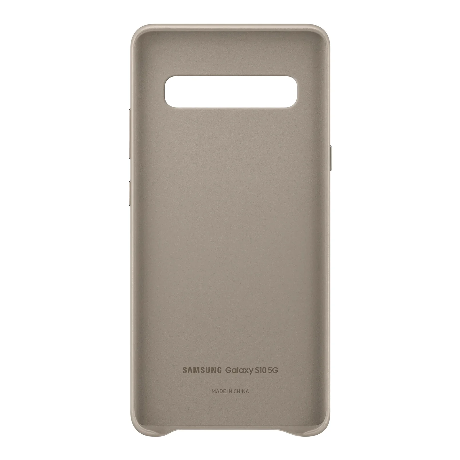 Samsung Galaxy S10 5G Backcover Leather Cover grau - Image 2