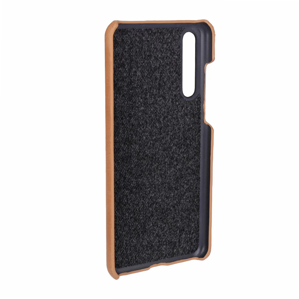 Krusell Sunne Case Lederhülle Huawei P20 Pro braun hellbraun - Image 2